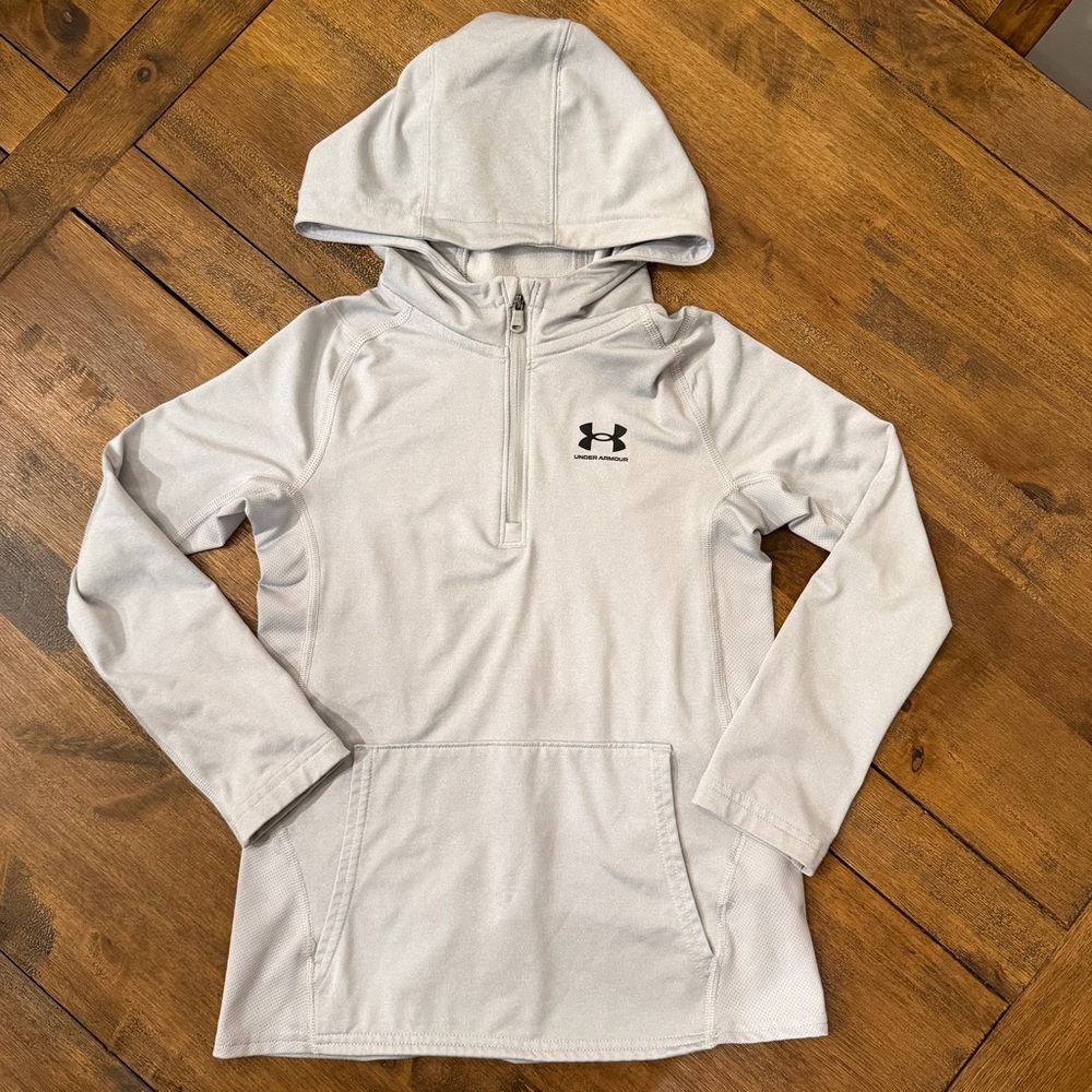 Under Armour Light Gray ColdGear Pullover